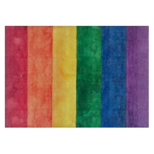 Gay Pride Rainbow Flag Snijplank (Voorkant)