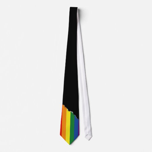 Gay pride Rainbow Flag Stropdas (Voorkant)