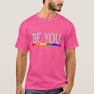 Gay Pride Rainbow Flag. T-shirt