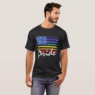 Gay Pride Rainbow Flag T-shirt