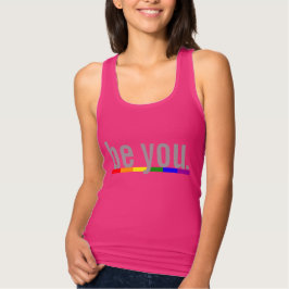 Gay Pride Rainbow Flag. Tanktop