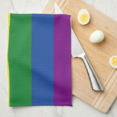 Gay pride Rainbow Flag Theedoek (Quarter Fold)
