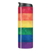 Gay Pride Rainbow Flag Thermosbeker (Geroteerd rechts)