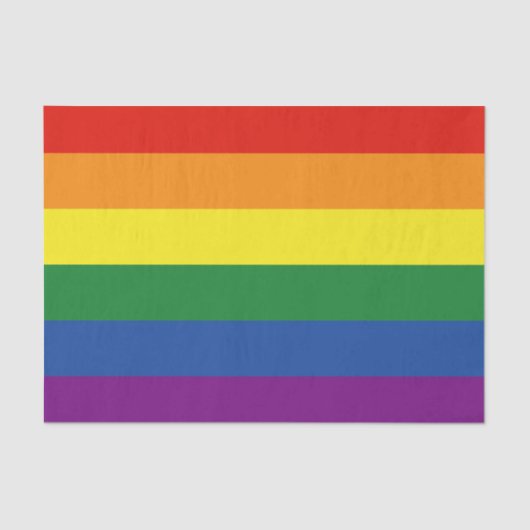 Gay pride Rainbow Flag Tissuepapier (Voorkant)