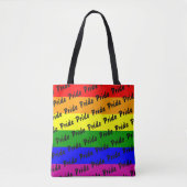 Gay Pride Rainbow Flag Tote Bag (Voorkant)