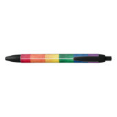 Gay Pride Rainbow Flag Zwarte Inkt Pen (Achterkant)