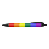 Gay Pride Rainbow Flag Zwarte Inkt Pen (Bovenkant)