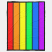 GAY PRIDE RAINBOW ... Fleece Deken (Voorkant)