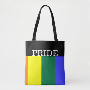 Gay Pride Rainbow gepersonaliseerd Tote Bag
