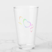 Gay Pride Rainbow Glas (Achterkant)