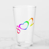 Gay Pride Rainbow Glas (Voorkant)