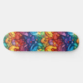 Gay Pride Rainbow Hearts Doves LGBTQ+ Skateboard (Horizontaal)