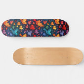 Gay Pride Rainbow Hearts Doves LGBTQ+ Skateboard (Horizontaal)