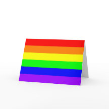 Gay Pride Rainbow-Kaart (puur kleuren)