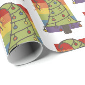 Gay Pride Rainbow - kerstboom Cadeaupapier (Rol Hoek)