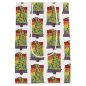 Gay Pride Rainbow - kerstboom Medium Cadeauzakje (Achterkant)