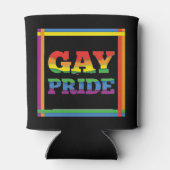 Gay Pride Rainbow-kleuren Blikjeskoeler (Achterkant)