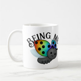Gay Pride Rainbow Ladybug Koffiemok