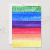 Gay Pride Rainbow Lesbian LGBT Wedding Kaart (Achterkant)