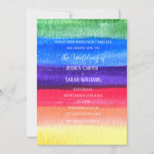Gay Pride Rainbow Lesbian LGBT Wedding