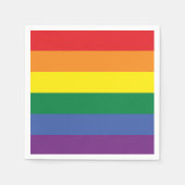 Gay Pride Rainbow LGBT Flag Servet (Voorkant)
