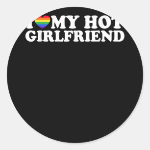 Gay Pride  Rainbow LGBT Love Ronde Sticker