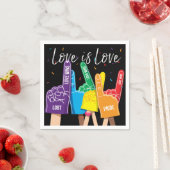 Gay Pride Rainbow LGBT Party Servet (Insitu)