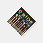 Gay Pride Rainbow LGBT Party Servet (Hoek)