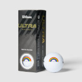 Gay Pride Rainbow Liefde is liefde. Golfballen (Verpakking)