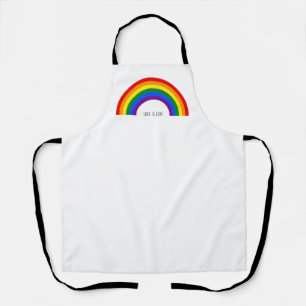 Gay Pride Rainbow Liefde is liefde. Schort