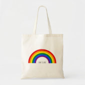 Gay Pride Rainbow Liefde is liefde. Tote Bag (Voorkant)