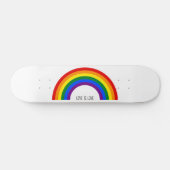 Gay Pride Rainbow Liefde Persoonlijk Skateboard (Horizontaal)