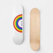 Gay Pride Rainbow Liefde Persoonlijk Skateboard (Voorkant)