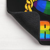 Gay Pride Rainbow Lips LGBT Awareness Month 2022 Muismat (Hoek)