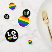 Gay Pride Rainbow Love Wedding Confetti (Groep)