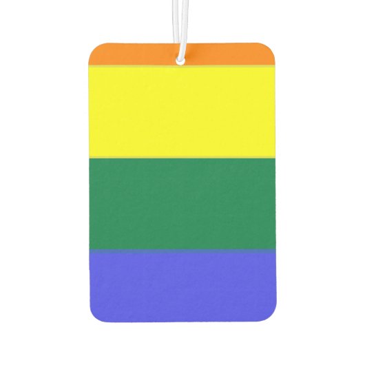 Gay Pride Rainbow Luchtverfrisser (Achterkant)