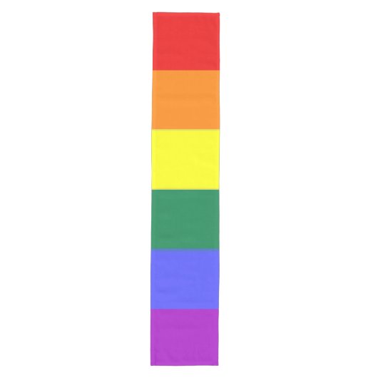 Gay Pride Rainbow Medium Tafelloper (Voorkant)