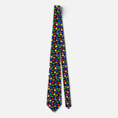 Gay Pride Rainbow Polka Dots Business Kantoor Stropdas (Voorkant)