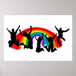Gay Pride Rainbow Poster