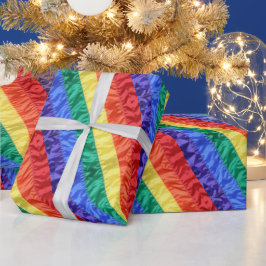 Gay pride Rainbow-regenboogstrepen LGBT LGBTQ+ Cadeaupapier