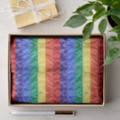 Gay pride Rainbow-regenboogstrepen LGBT LGBTQ Tissuepapier (Geschenk)