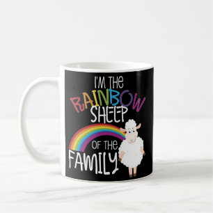 Gay Pride Rainbow Sheep Ally Coffee Mok LGBT Gift
