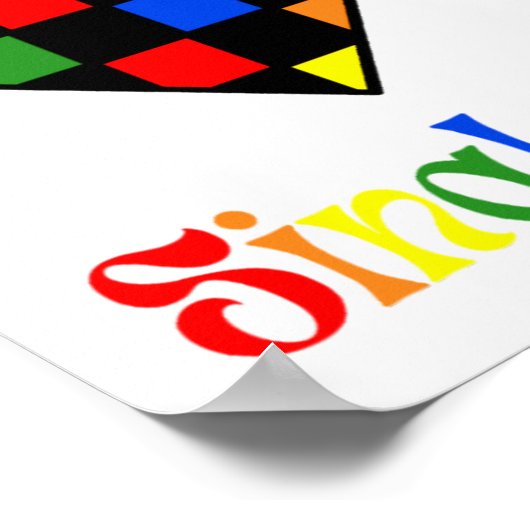 Gay Pride Rainbow Single Af Valentines Day Sarcas  Poster (Hoek)