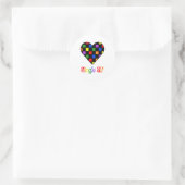 Gay Pride Rainbow Single Af Valentines Day Sarcas  Ronde Sticker (Tas)