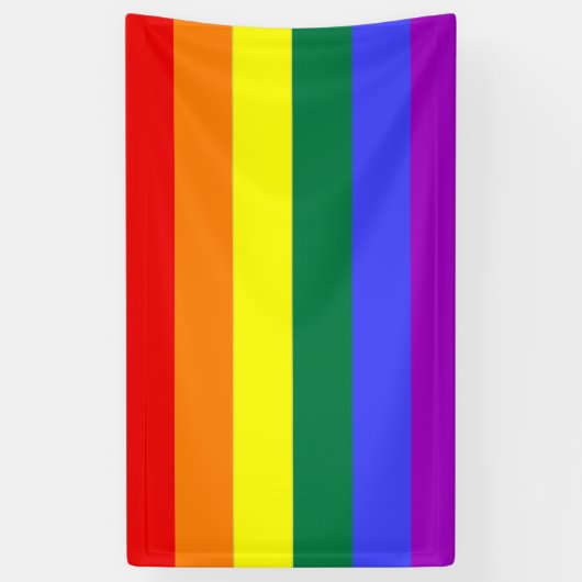 Gay Pride Rainbow Spandoek (Verticaal)