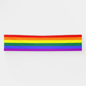 Gay Pride Rainbow Spandoek (Horizontaal)