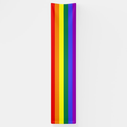 Gay Pride Rainbow Spandoek (Verticaal)