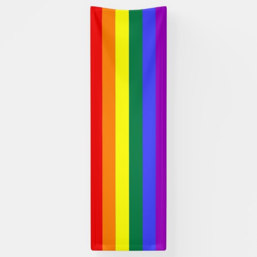 Gay Pride Rainbow Spandoek (Verticaal)