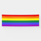 Gay Pride Rainbow Spandoek (Horizontaal)