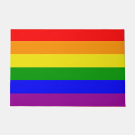 Gay Pride Rainbow-vlag Deurmat